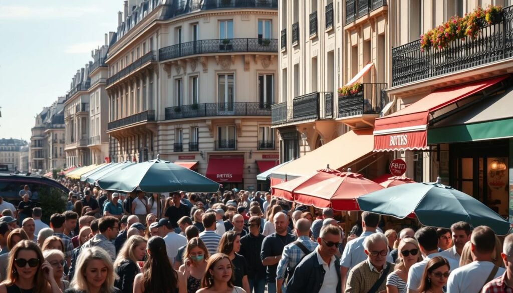 Paris Crowds