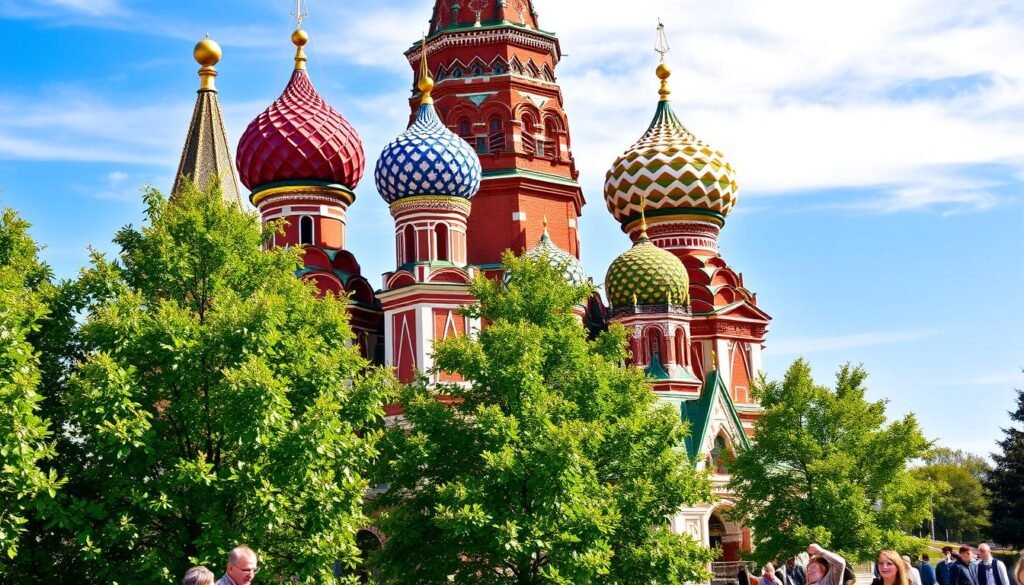 St. Basil's Cathedral In Moscow