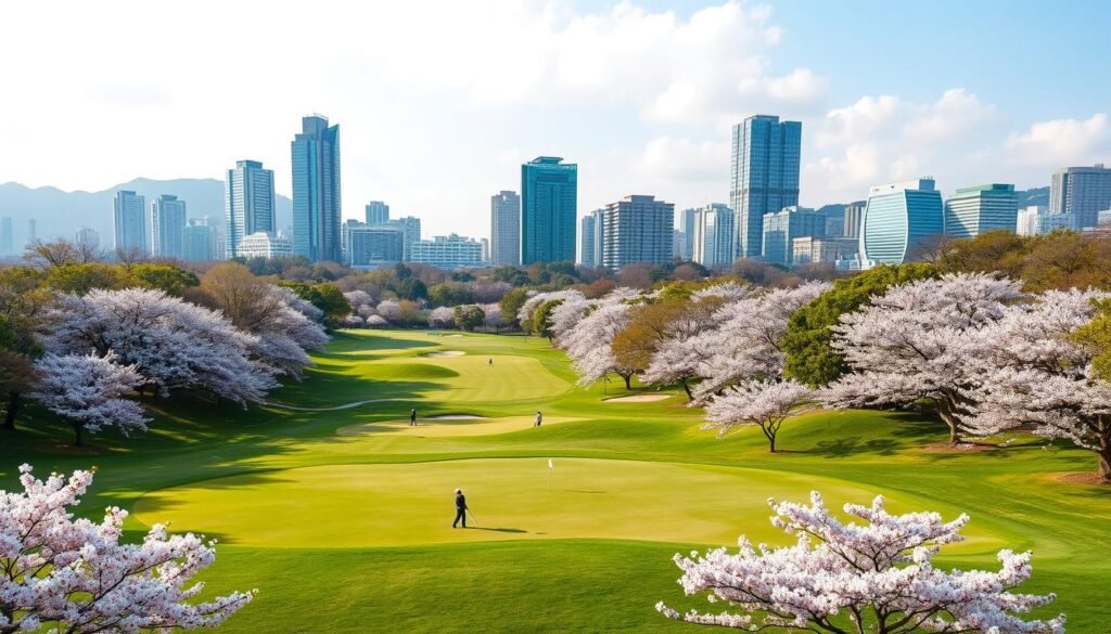 Golfing In Seoul