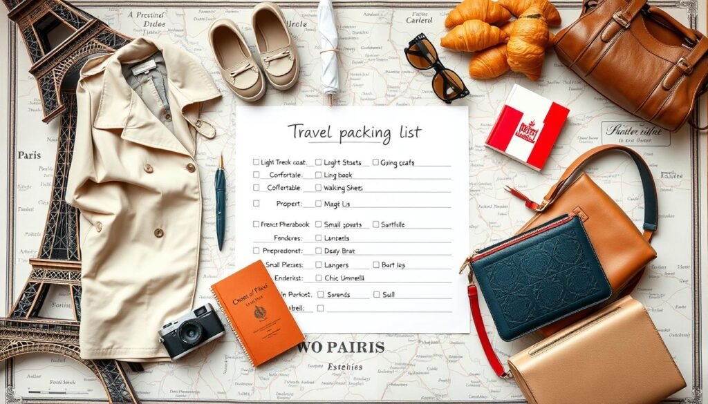 Paris Packing List