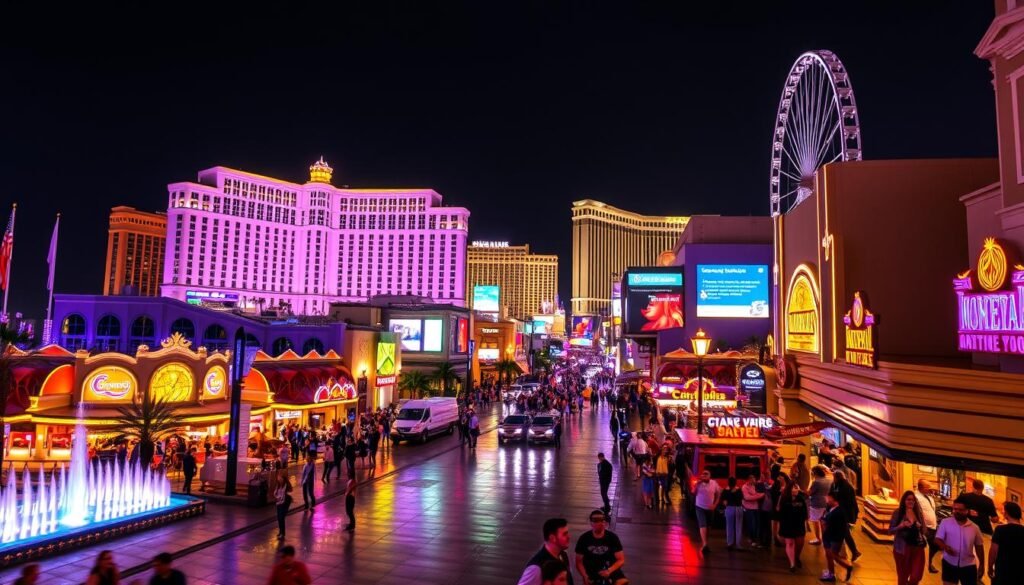 Vibrant Nightlife In Las Vegas