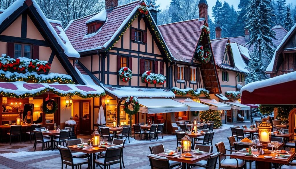 Festive Dining In Leavenworth