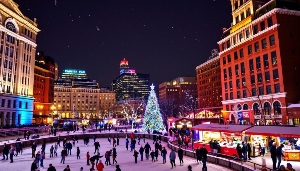 Holiday Lights In Boston