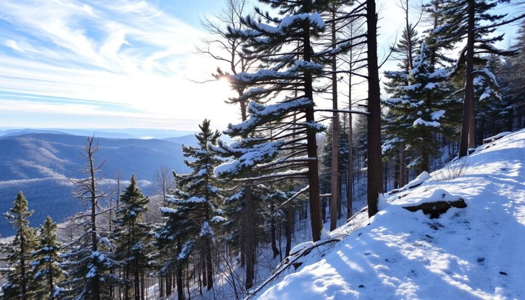 Appalachian Trail Winter Scenery