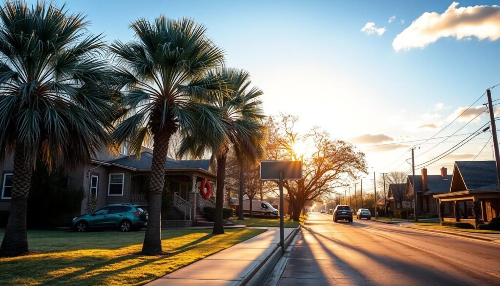 Brownsville Texas Winter Scene