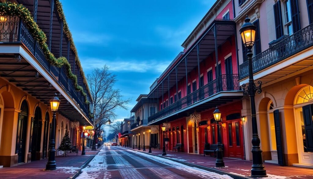 New Orleans Winter Scene